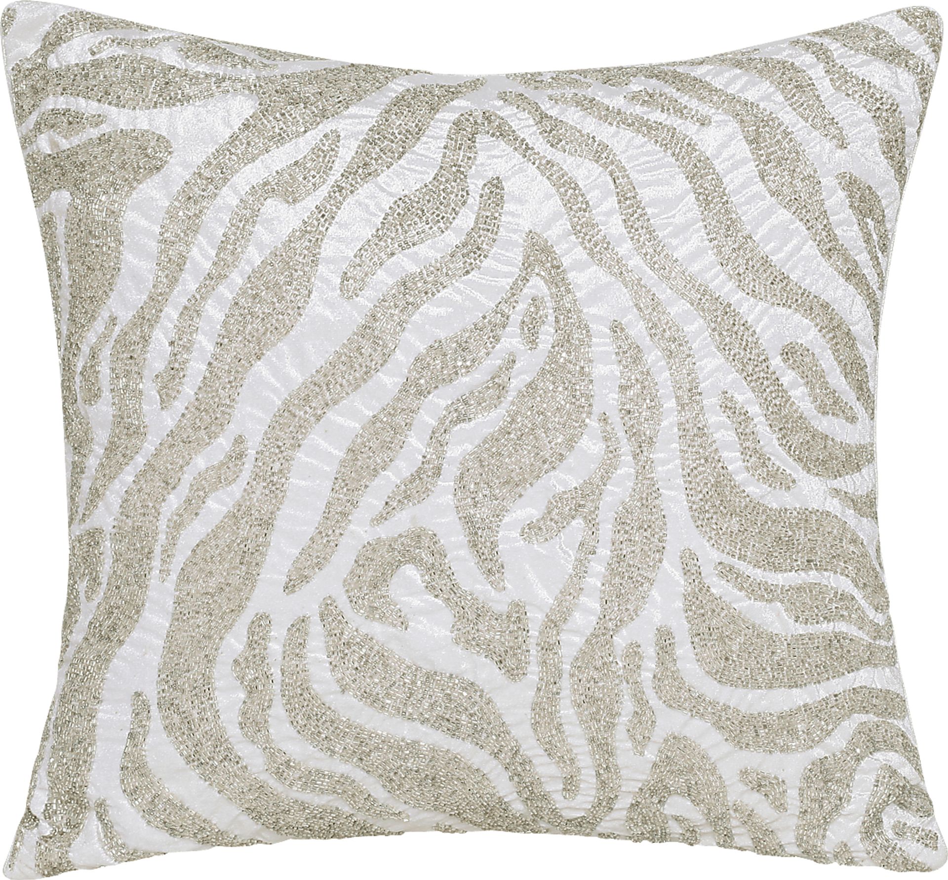Mapozza Silver Accent Pillow - Image 1