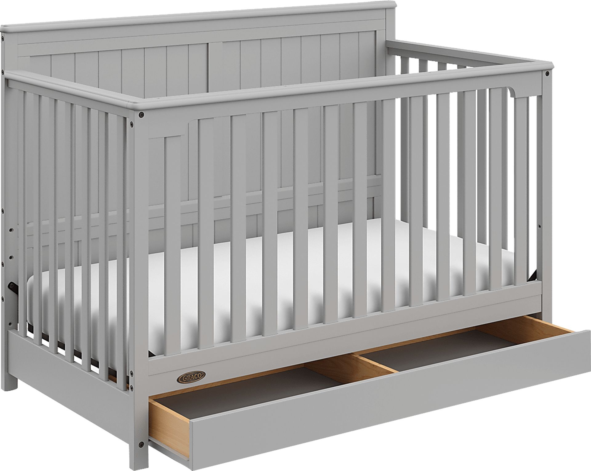 Maralah I Gray Convertible Crib - Image 4
