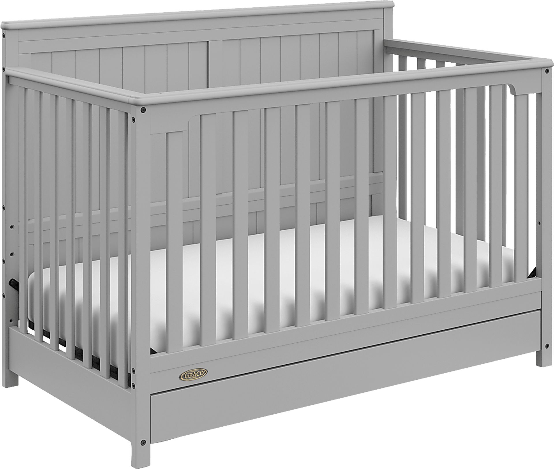 Maralah I Gray Convertible Crib - Image 1
