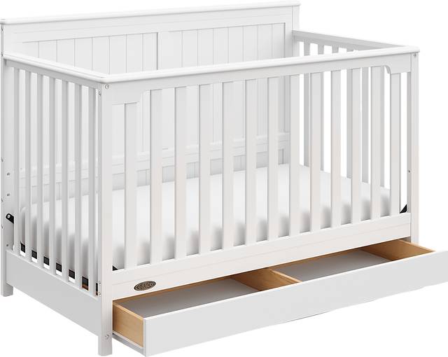 Maralah I White Convertible Crib - Thumbnail - Image 4