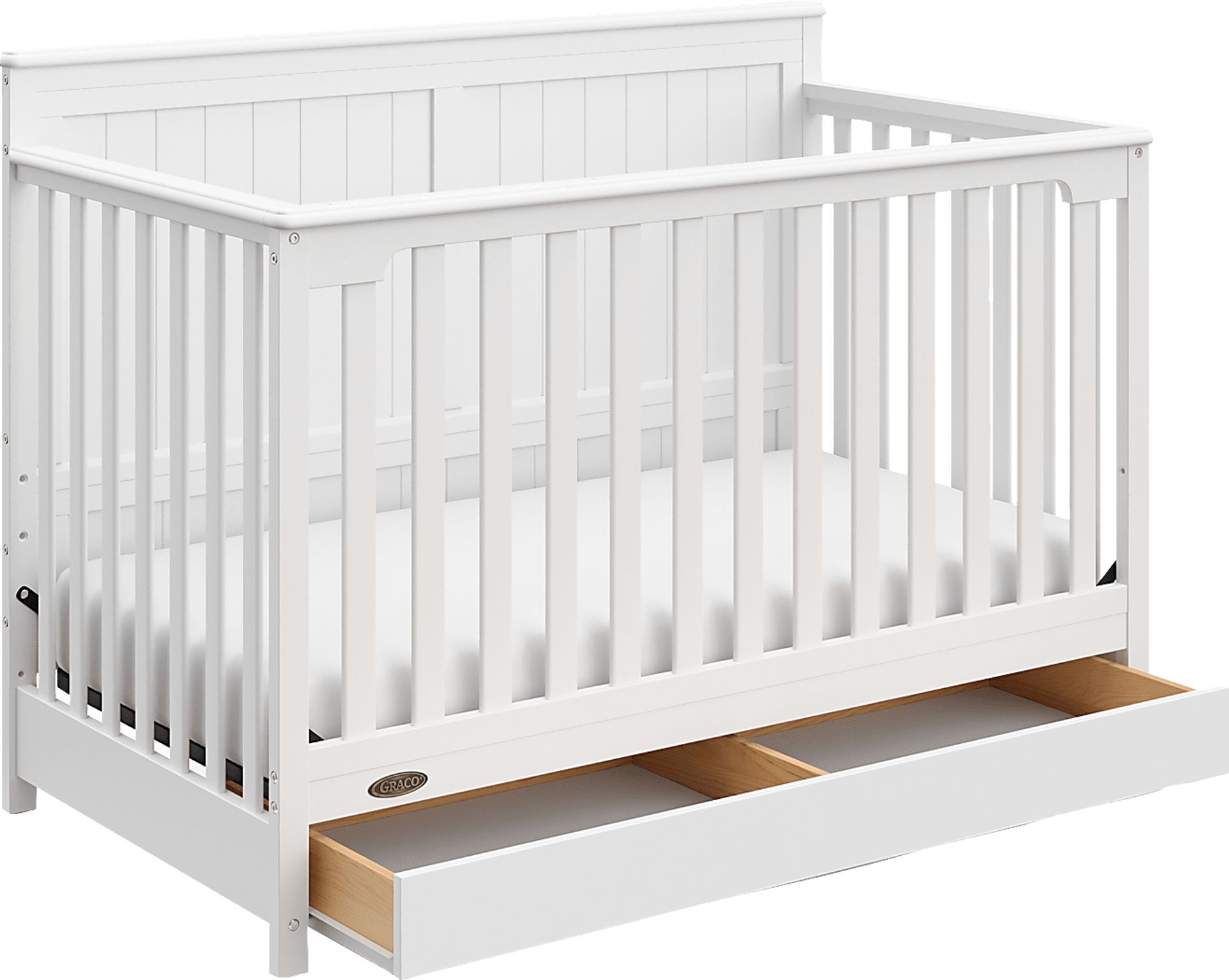 Maralah I White Convertible Crib - Image 4