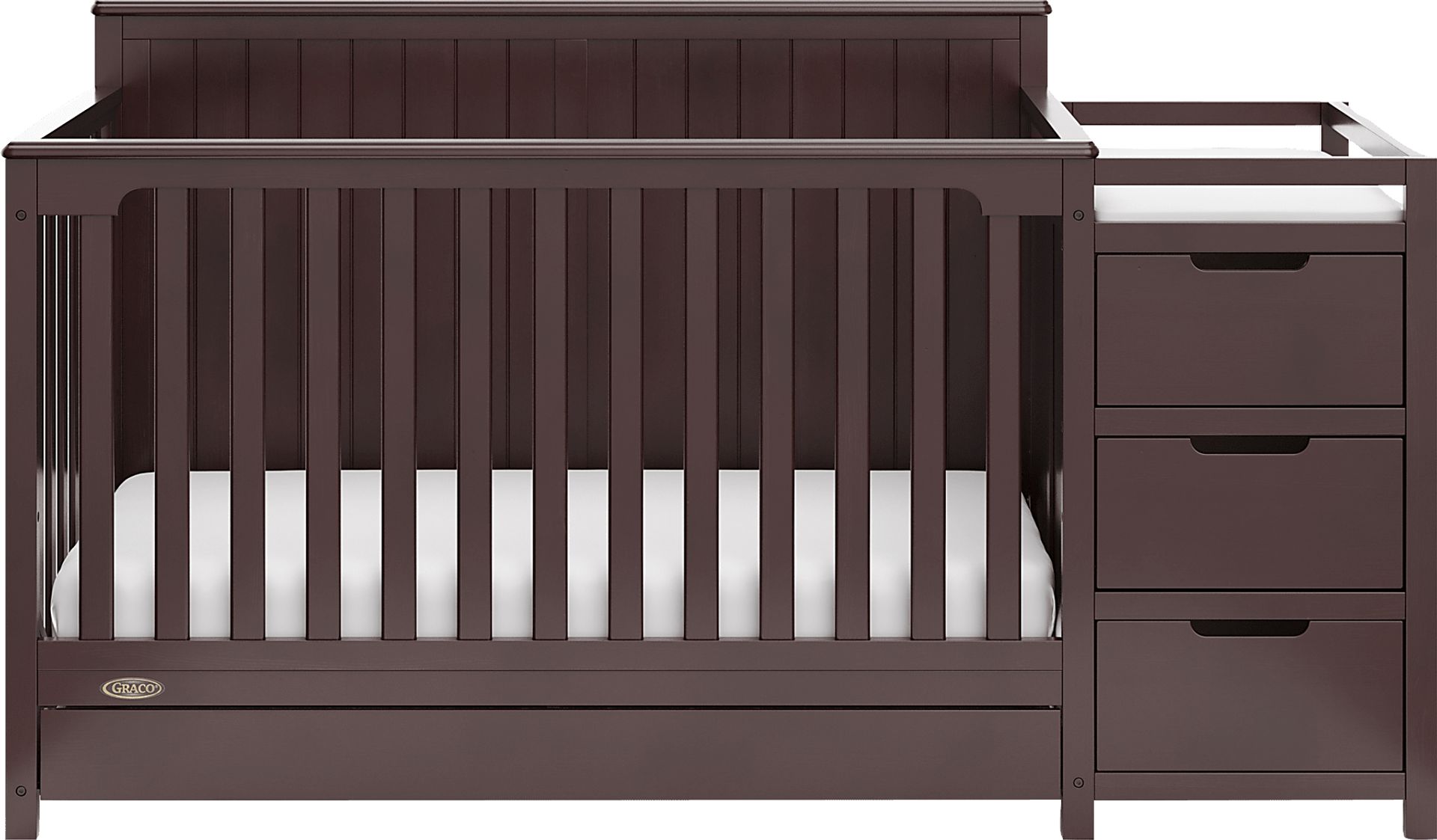 Maralah II Brown Convertible Crib & Changing Table - Image 5