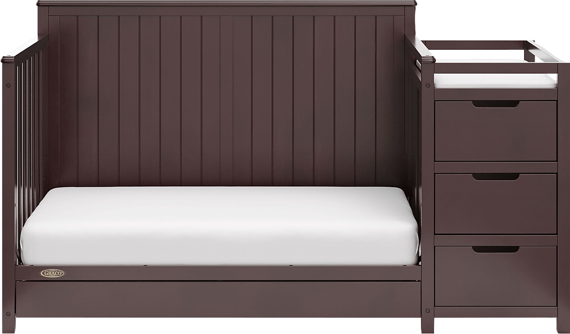 Maralah II Brown Convertible Crib & Changing Table - Image 6