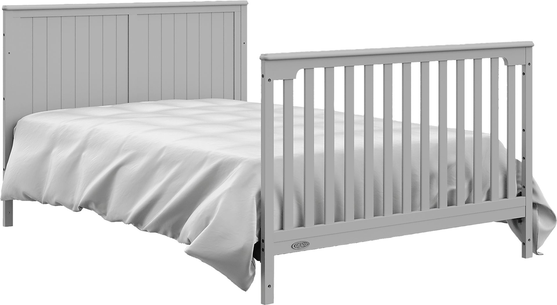 Maralah II Gray Convertible Crib & Changing Table - Image 11