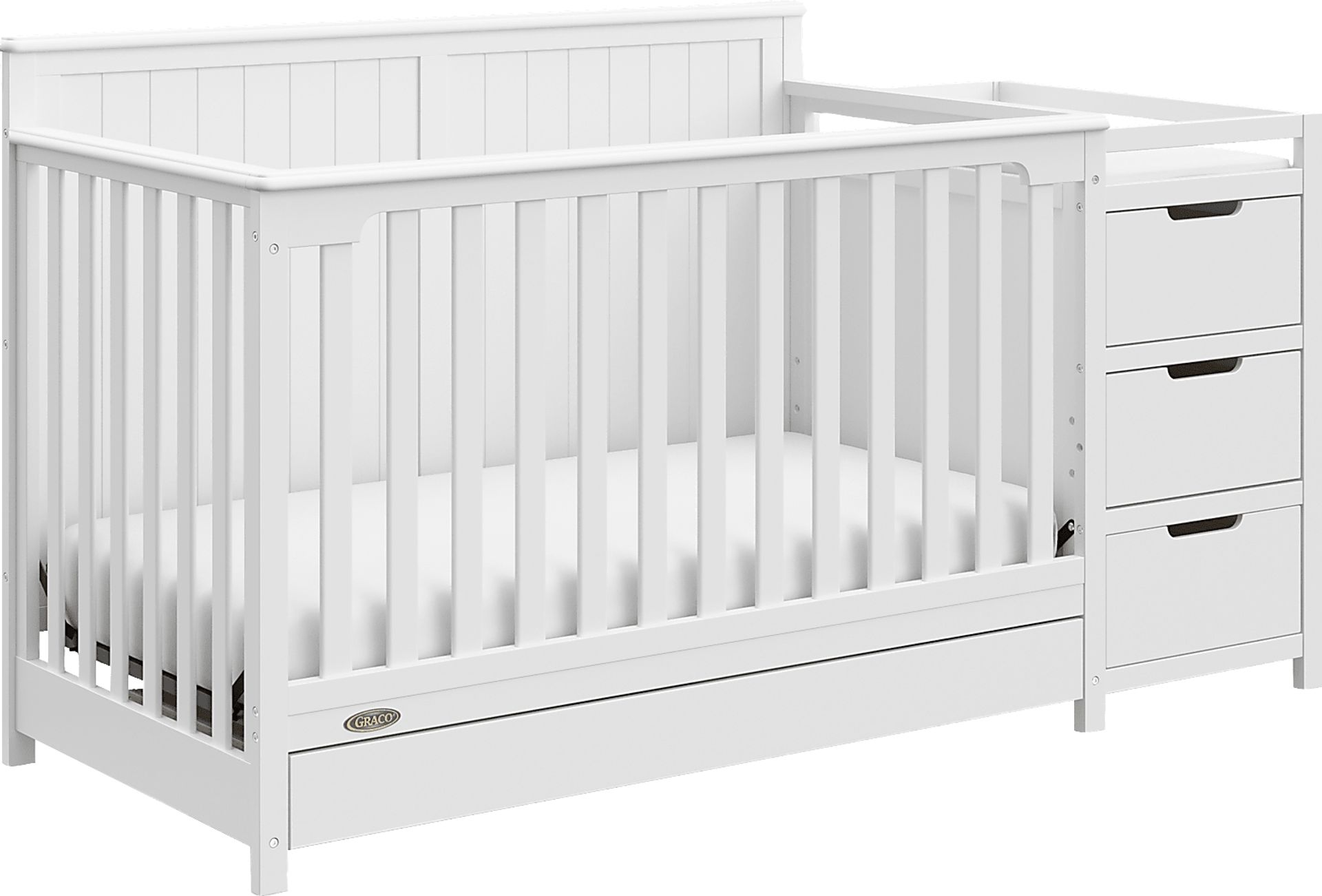 Kids Maralah II White Convertible & Changing Table - Image 5