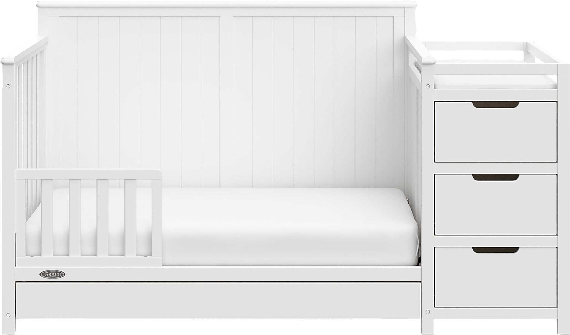 Kids Maralah II White Convertible & Changing Table - Image 6