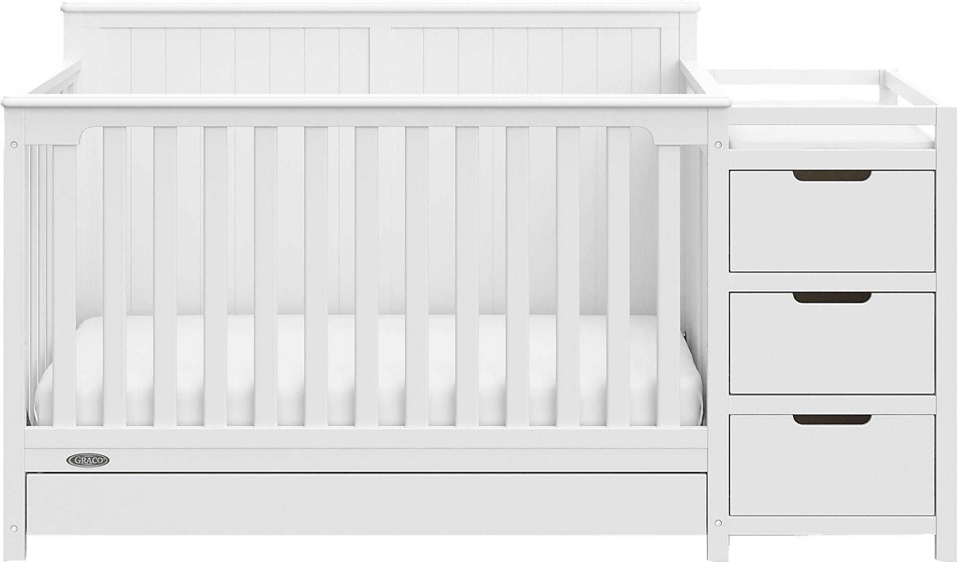 Kids Maralah II White Convertible & Changing Table - Image 7