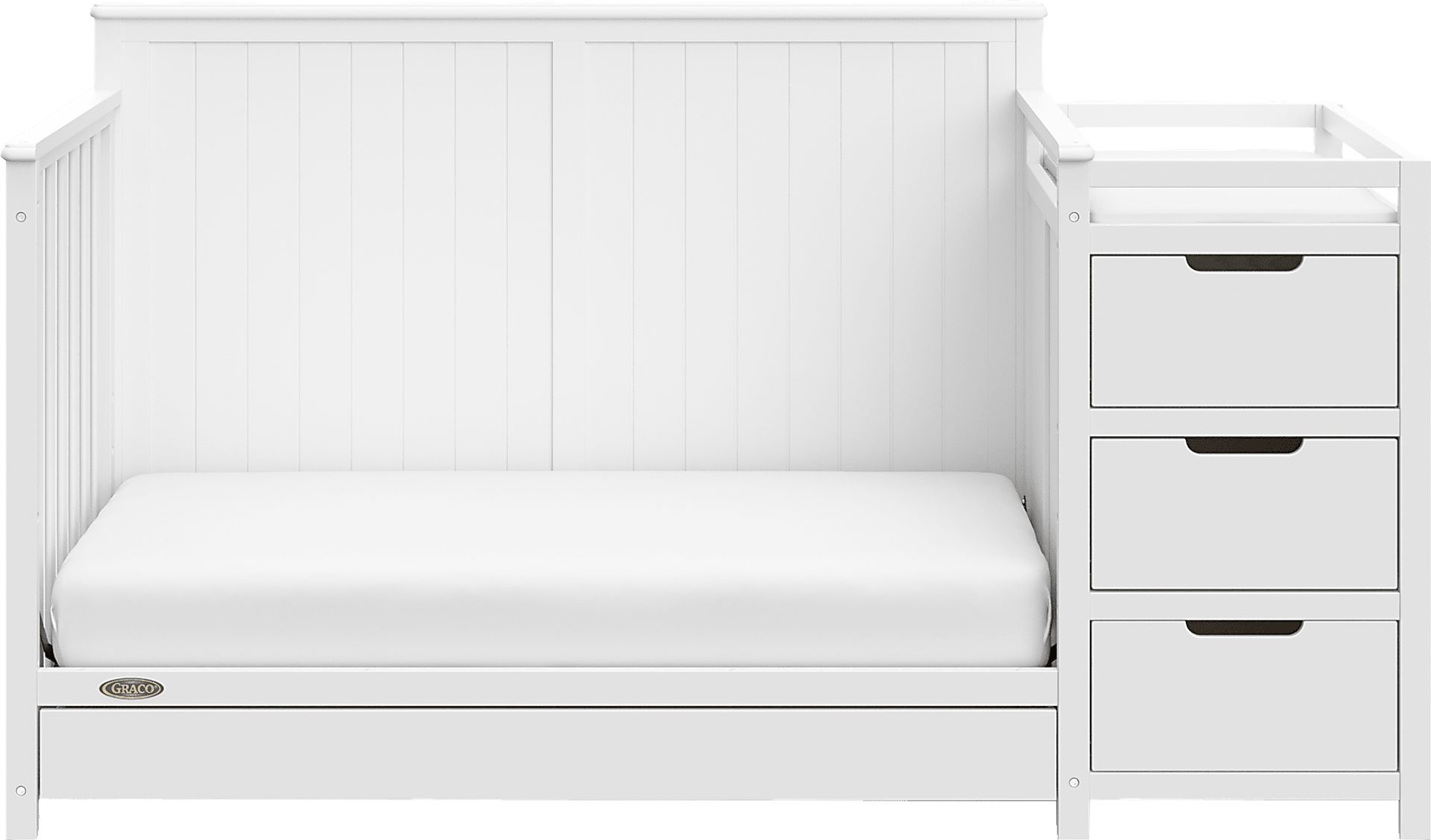 Kids Maralah II White Convertible & Changing Table - Image 9