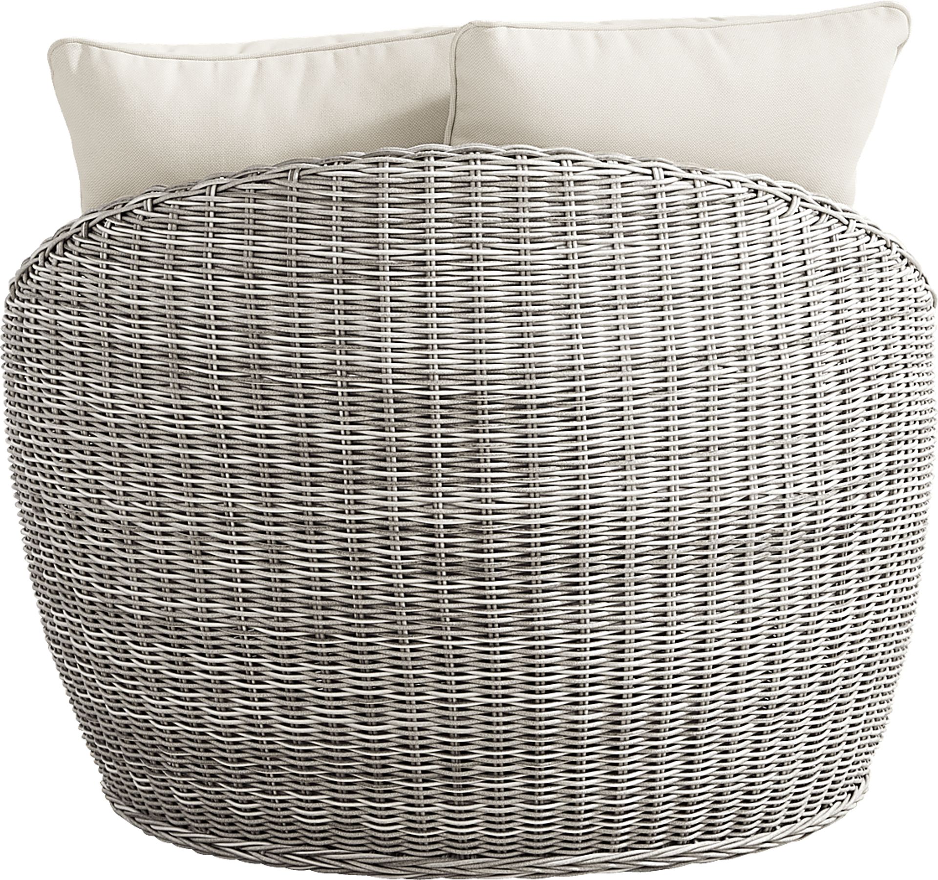 Maraluna Gray Outdoor Swivel Club Chair - Image 3