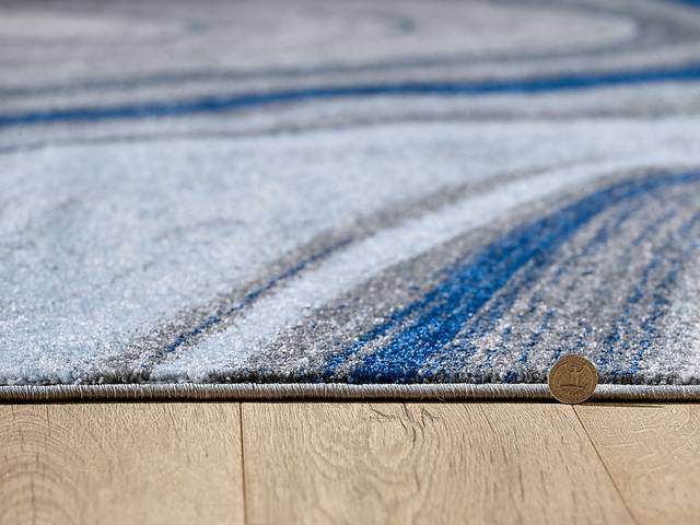 Maranigan Blue/Gray 7'10 x 10'10 Rug - Thumbnail - Image 5