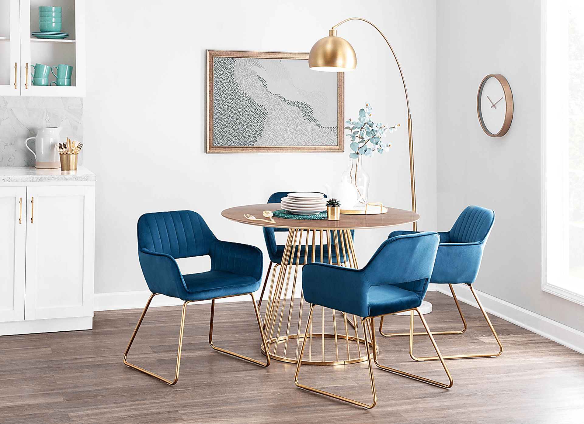 Marann Walnut Dining Table - Image 3