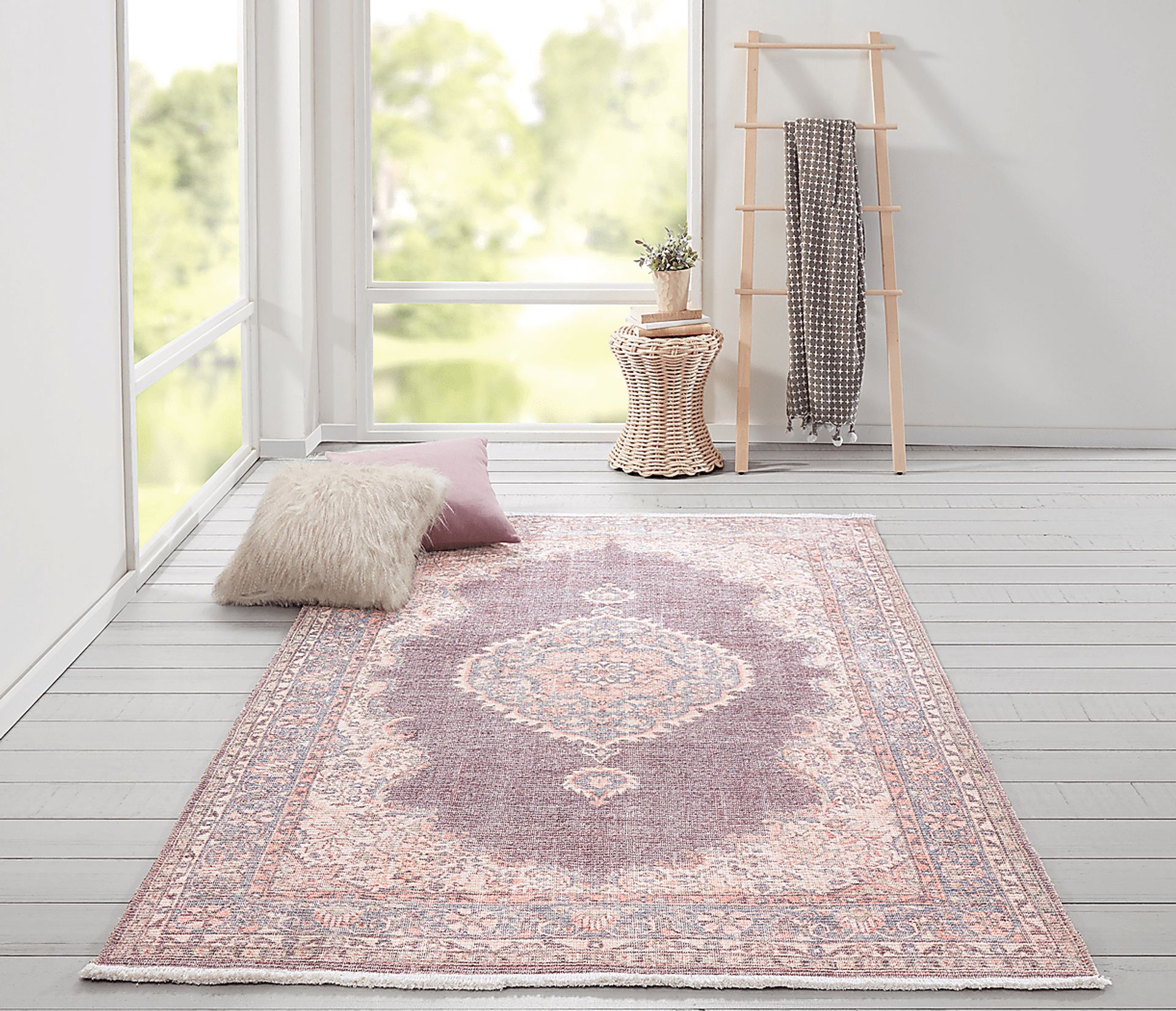 Mararonto Purple 5' x 8' Rug - Image 2