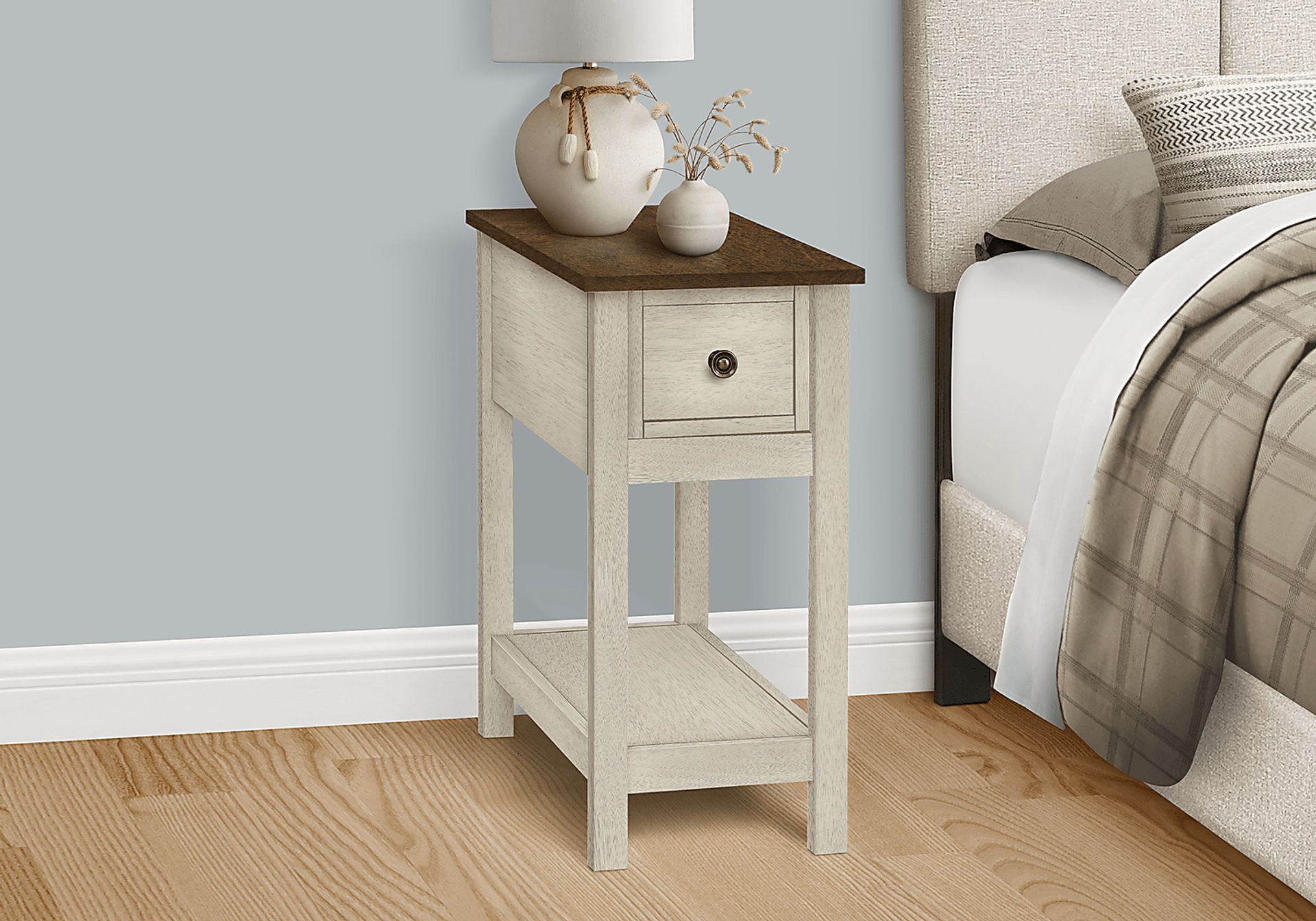 Marblesys White Nightstand - Image 2