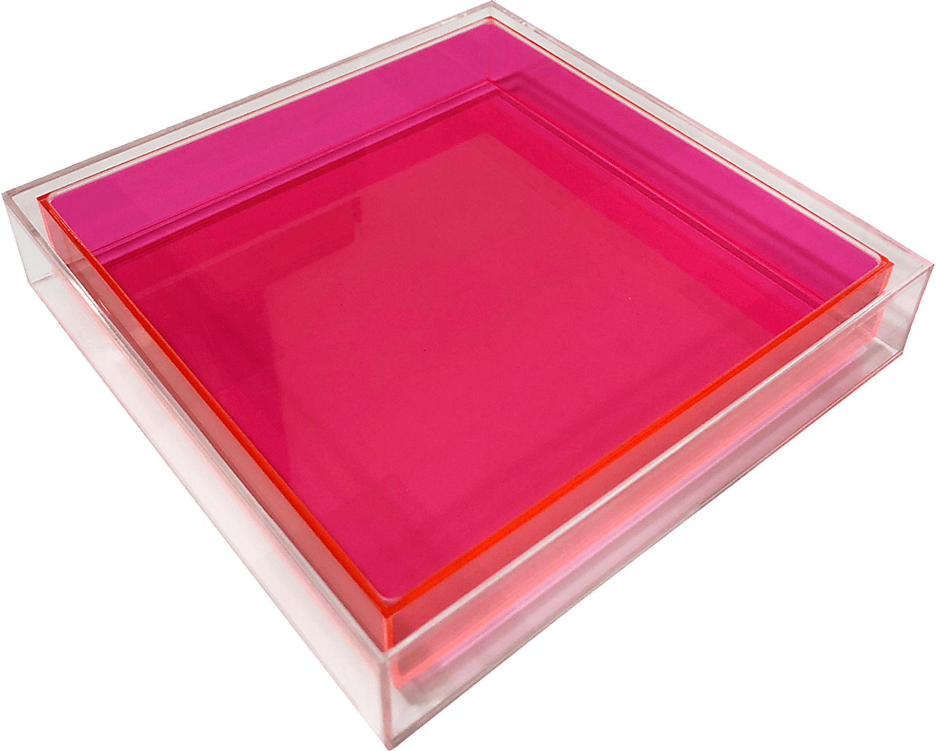 Marbridge Hot Pink Tray - Image 1
