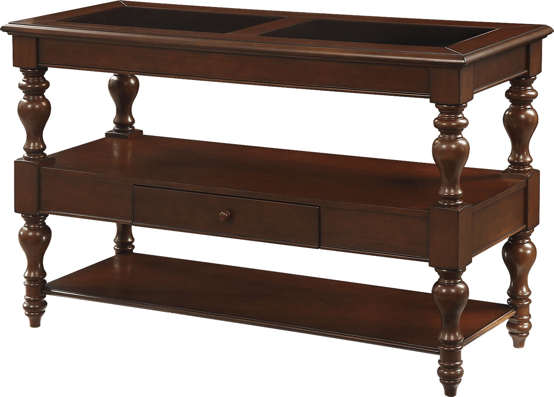 Marca Brown Cherry Sofa Table - Image 1