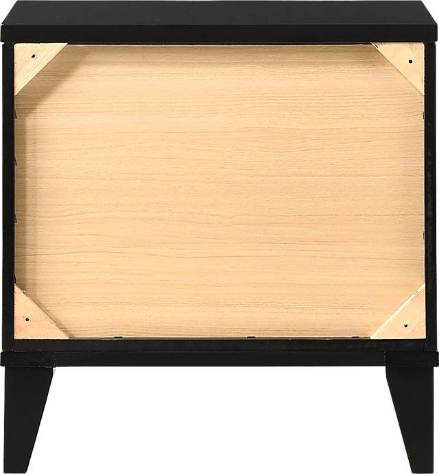 Marcaibo Black Nightstand - Thumbnail - Image 3