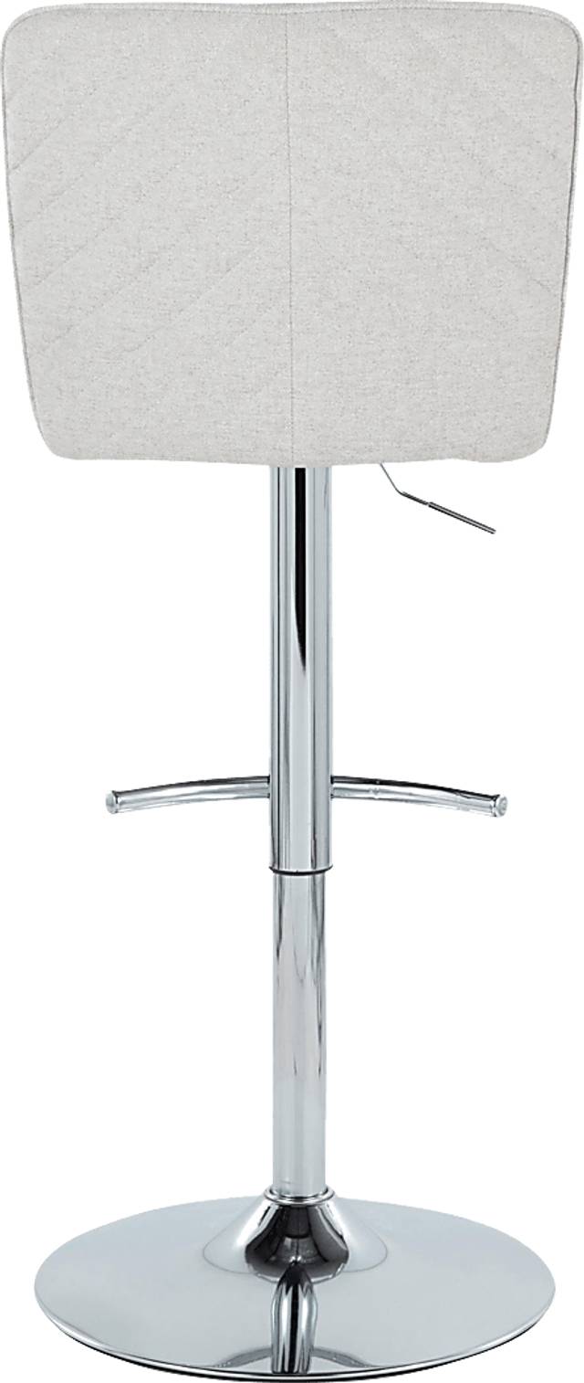 Marcei II White Adjustable Swivel Barstool, Set of 2 - Thumbnail - Image 7