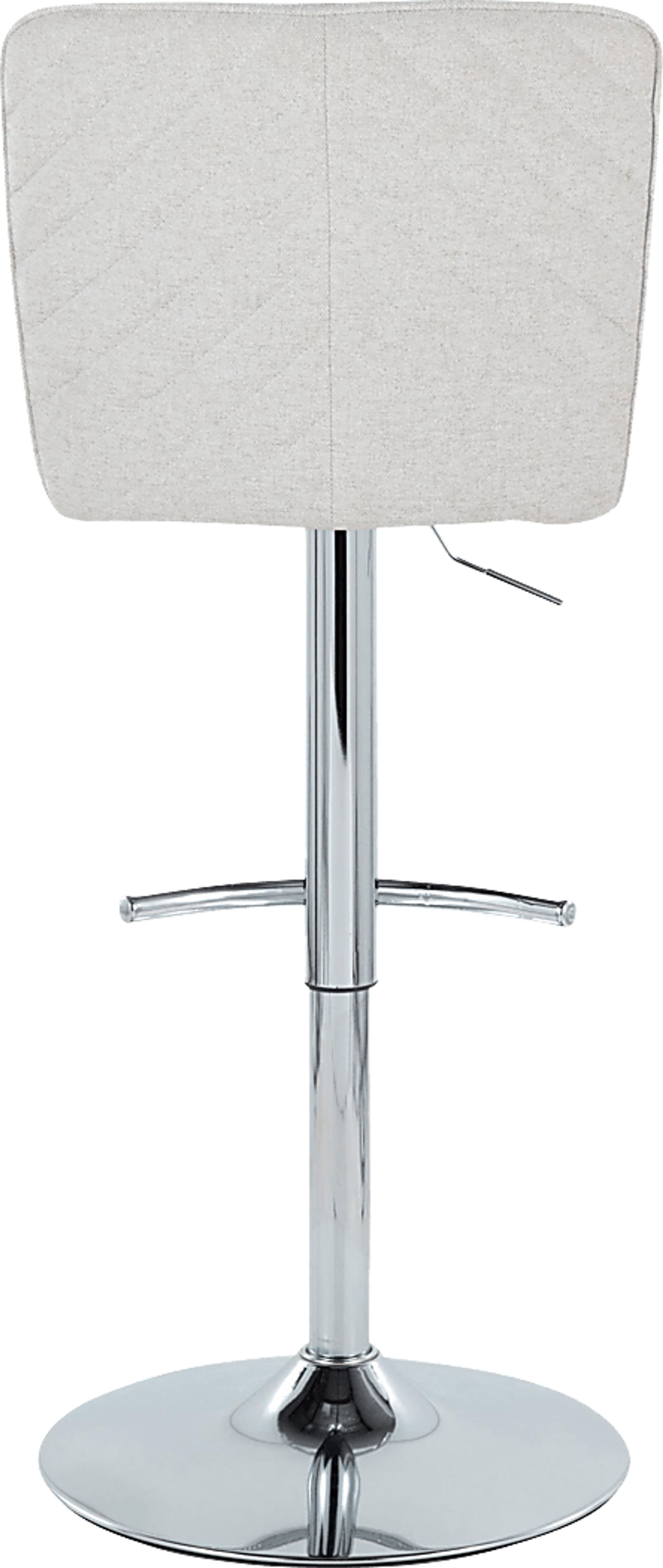 Marcei II White Adjustable Swivel Barstool, Set of 2 - Image 7