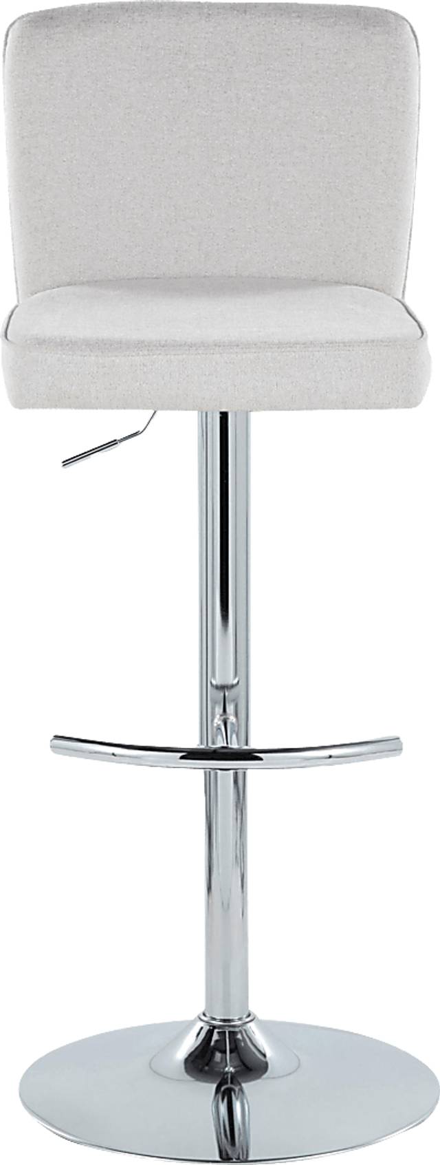 Marcei II White Adjustable Swivel Barstool, Set of 2 - Thumbnail - Image 8
