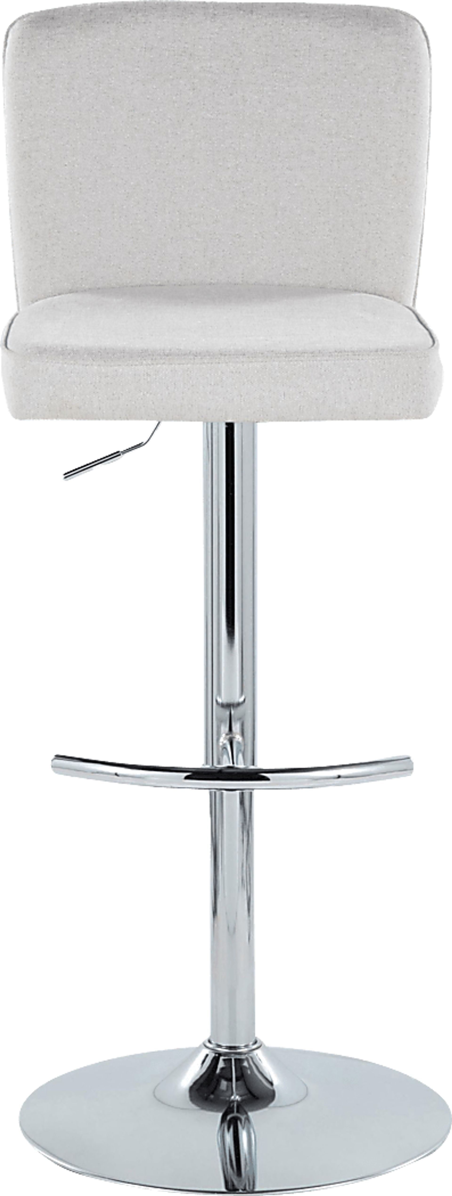 Marcei II White Adjustable Swivel Barstool, Set of 2 - Image 8