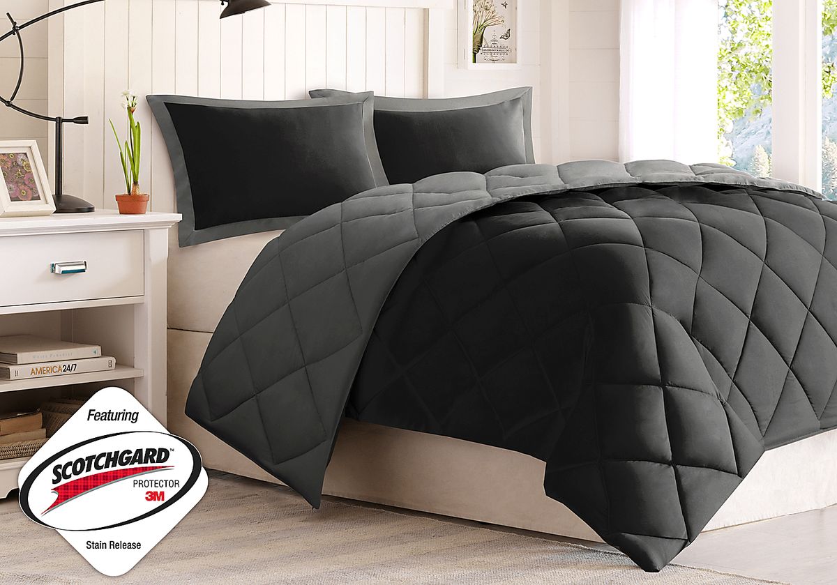 Marcel Black Twin Bed Set | Rooms to Go