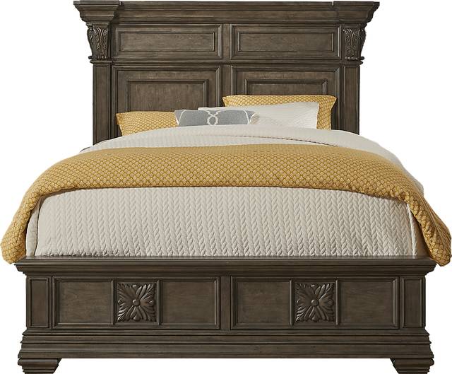 Marcelle Brown 5 Pc Queen Panel Bedroom - Thumbnail - Image 2