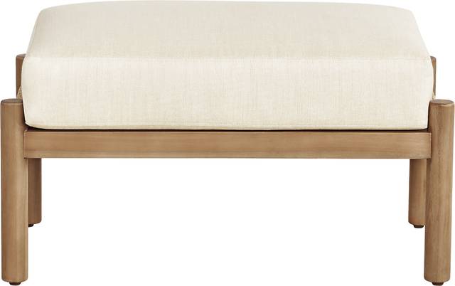 Marche Beige Outdoor Ottoman - Thumbnail - Image 2