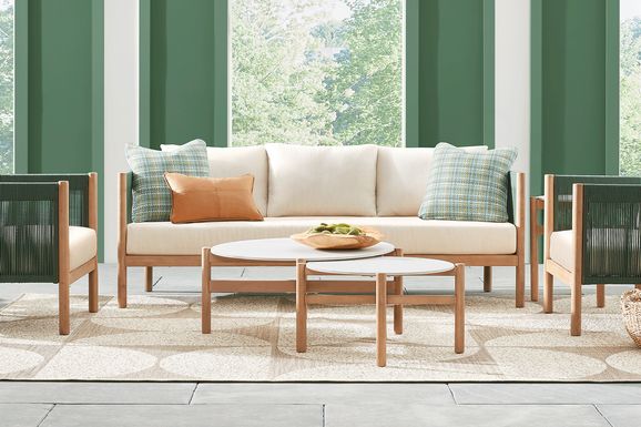 Marche Green 4 Pc Outdoor Seating Set