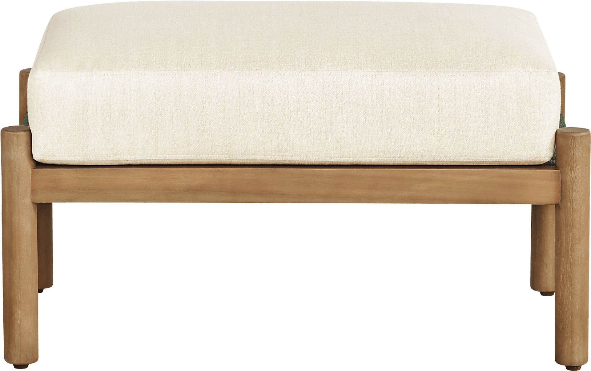 Marche Green Outdoor Ottoman - Image 2