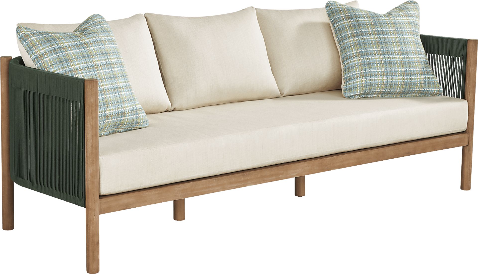 Marche Green 5 Pc Outdoor Seating Set - Image 3