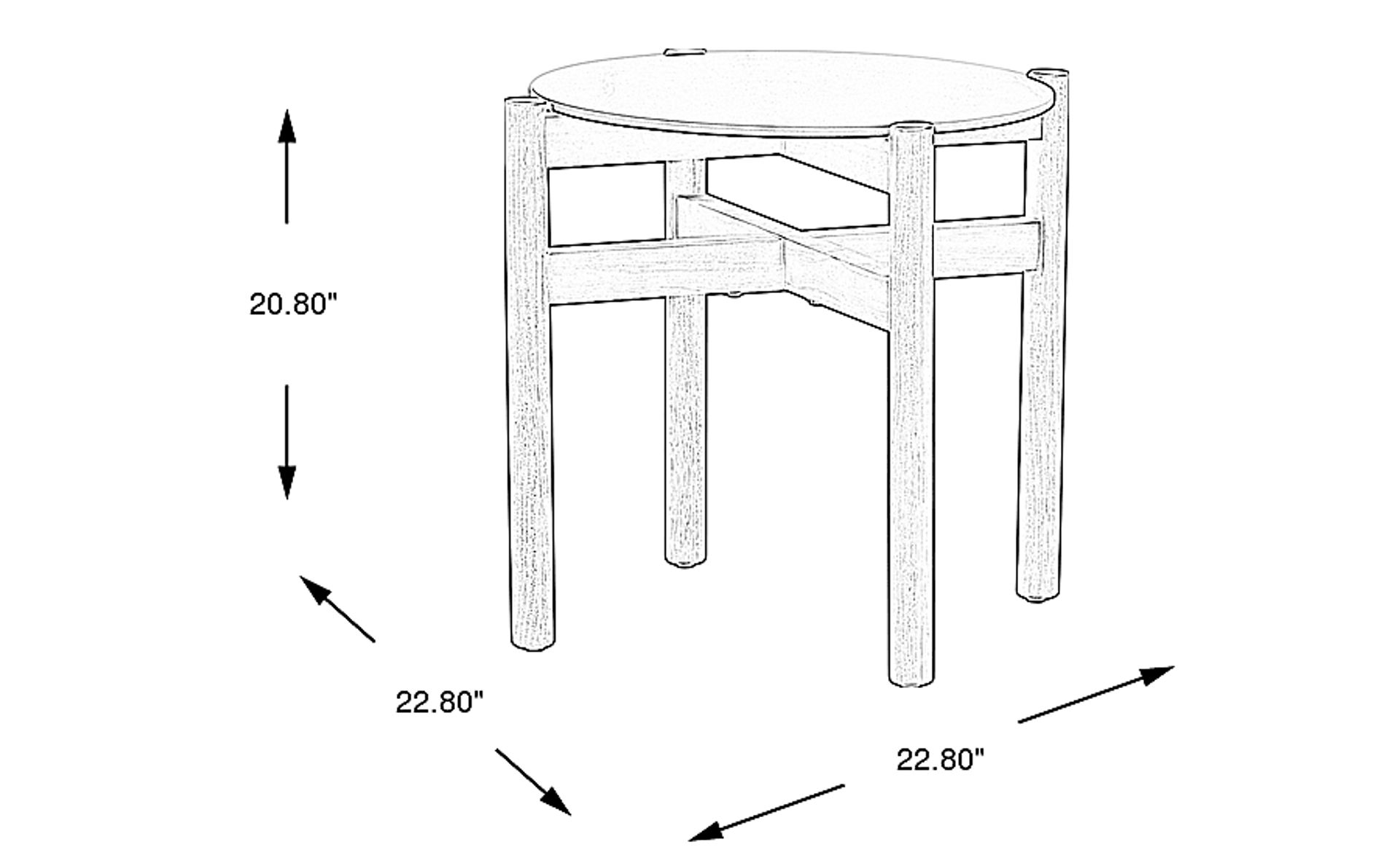 Dimension Image. Please refer to the Dimension Tab on this page for dimension details.