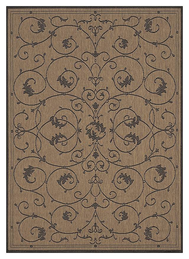 Marcialla Brown 5'3 x 7'6 Indoor/Outdoor Rug - Thumbnail - Image 1