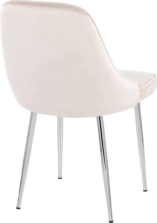 Marcian II Cream Dining Chair, Set of 2 - Thumbnail - Image 4