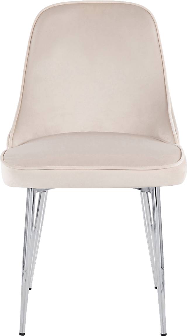 Marcian II Cream Dining Chair, Set of 2 - Thumbnail - Image 6