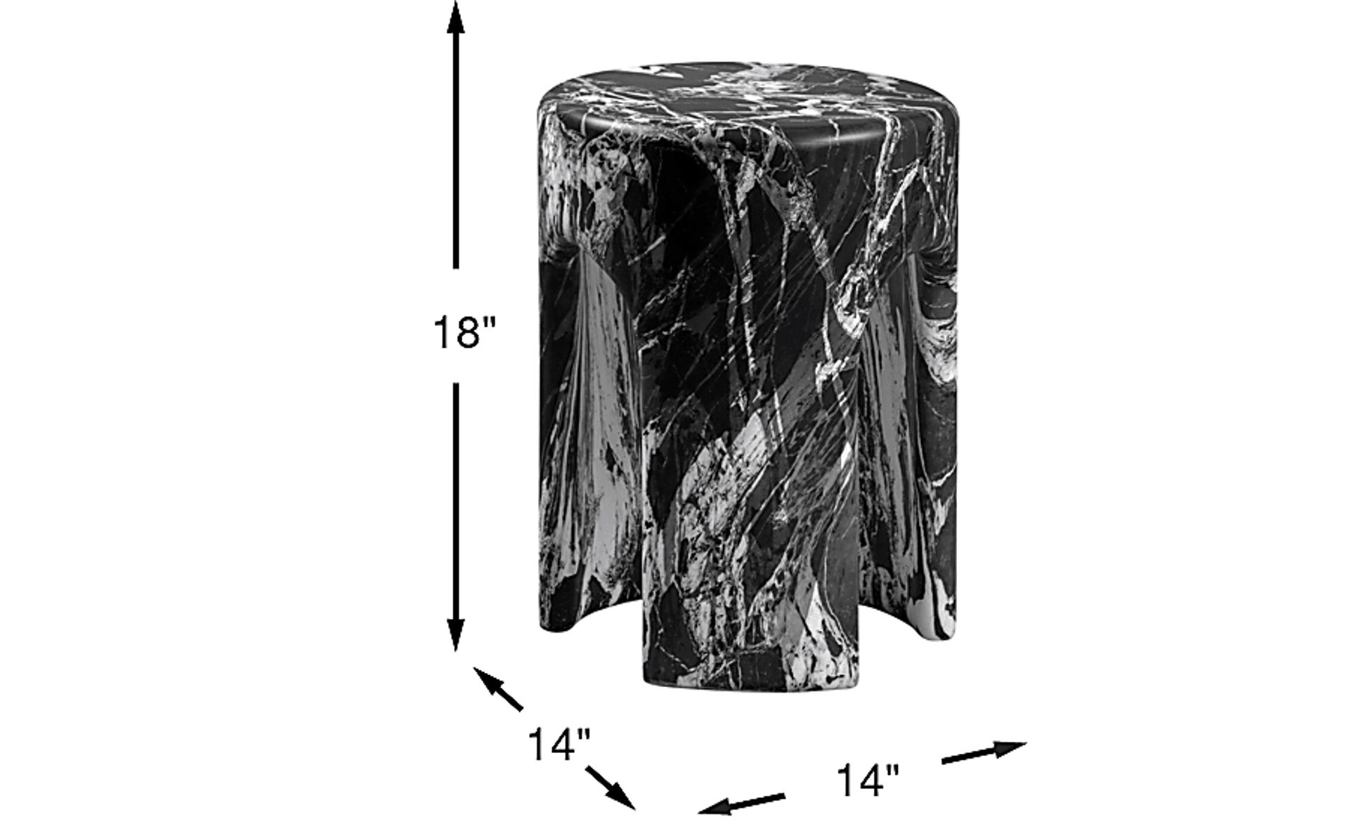 Dimension Image. Please refer to the Dimension Tab on this page for dimension details.