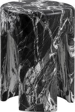 Marcita Black Accent Side Table