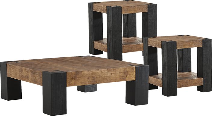 Marco Natural 3 Pc Table Set