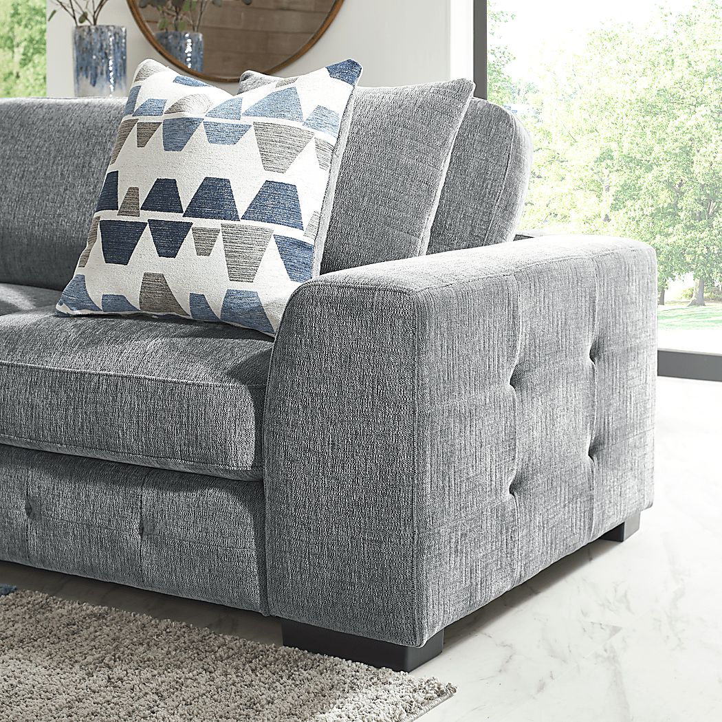 Marcola Ash Beige,Gray Woven 4 Pc Left Arm Chaise Sectional
