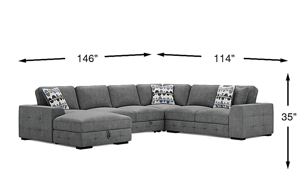 Marcola 4 Pc Left Arm Chaise Sectional