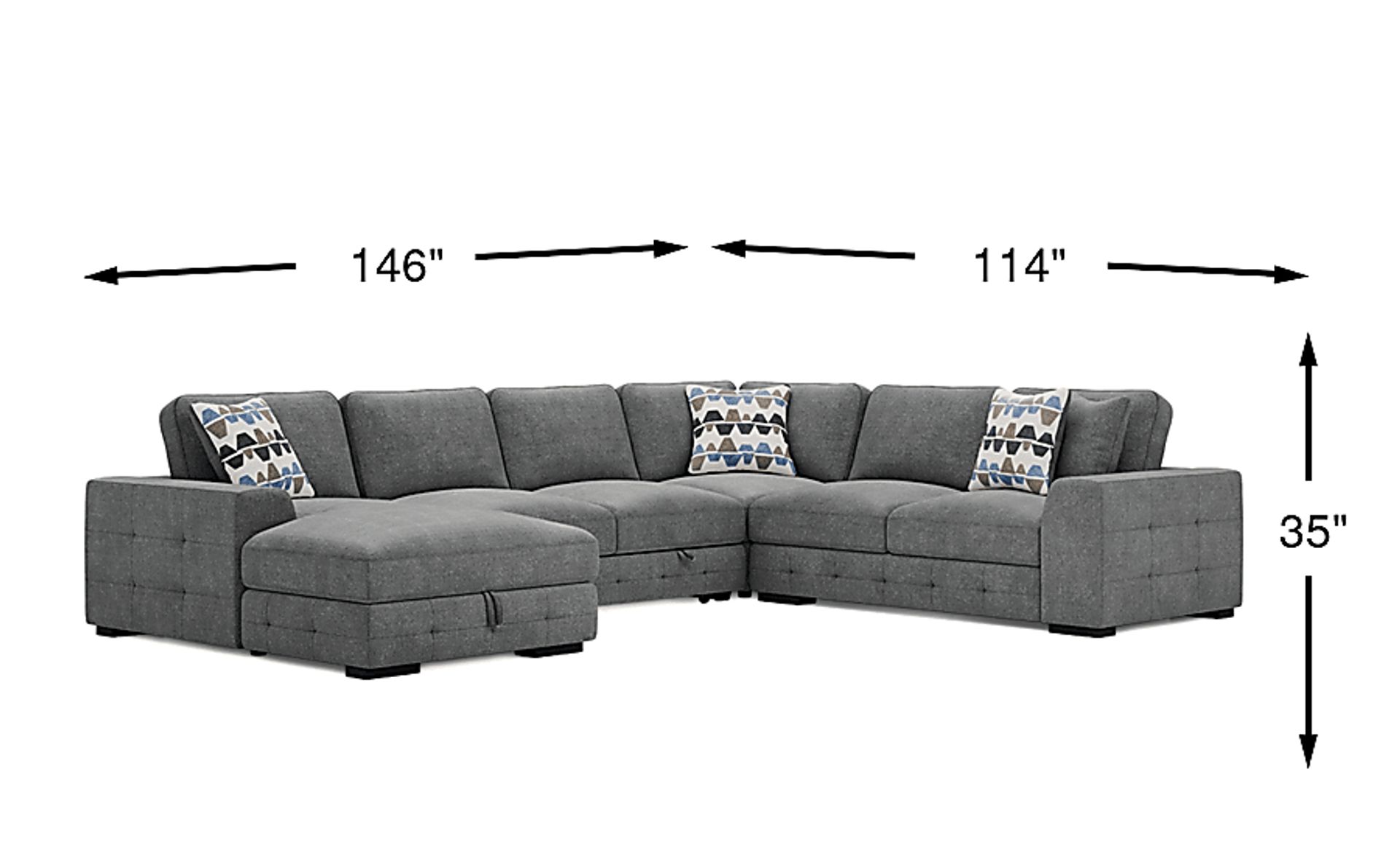 Dimension Image. Please refer to the Dimension Tab on this page for dimension details.