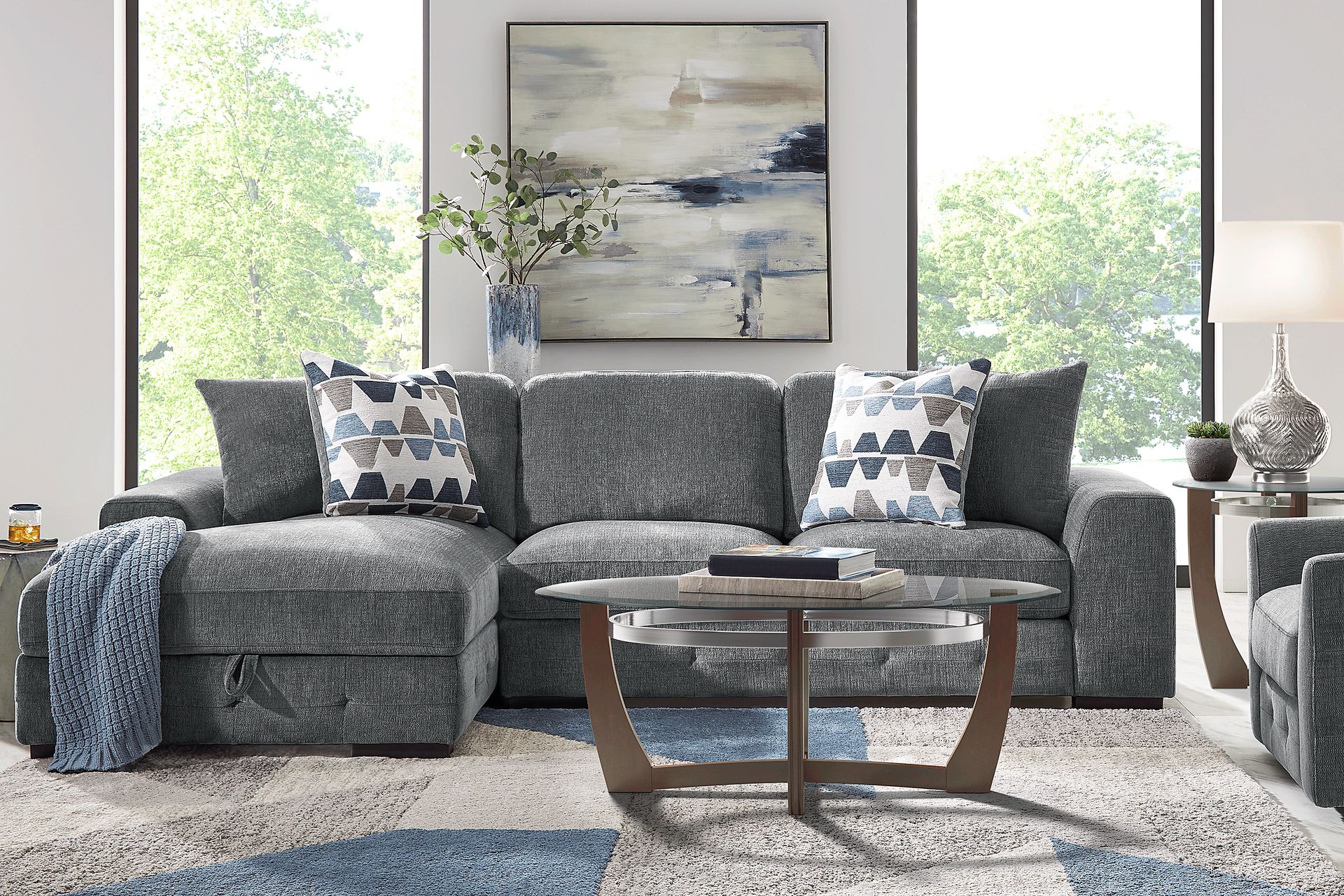 Marcola Ash 5 Pc Sectional Living Room - Image 1