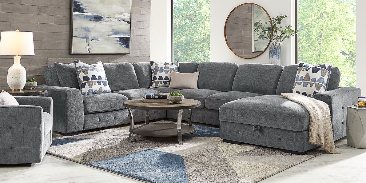Marcola Ash 7 Pc Sectional Living Room Rooms To Go