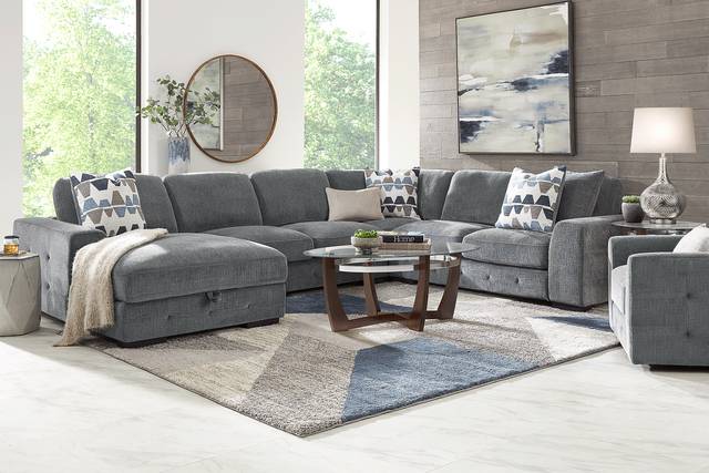 Marcola Ash 7 Pc Sectional Living Room - Thumbnail - Image 1