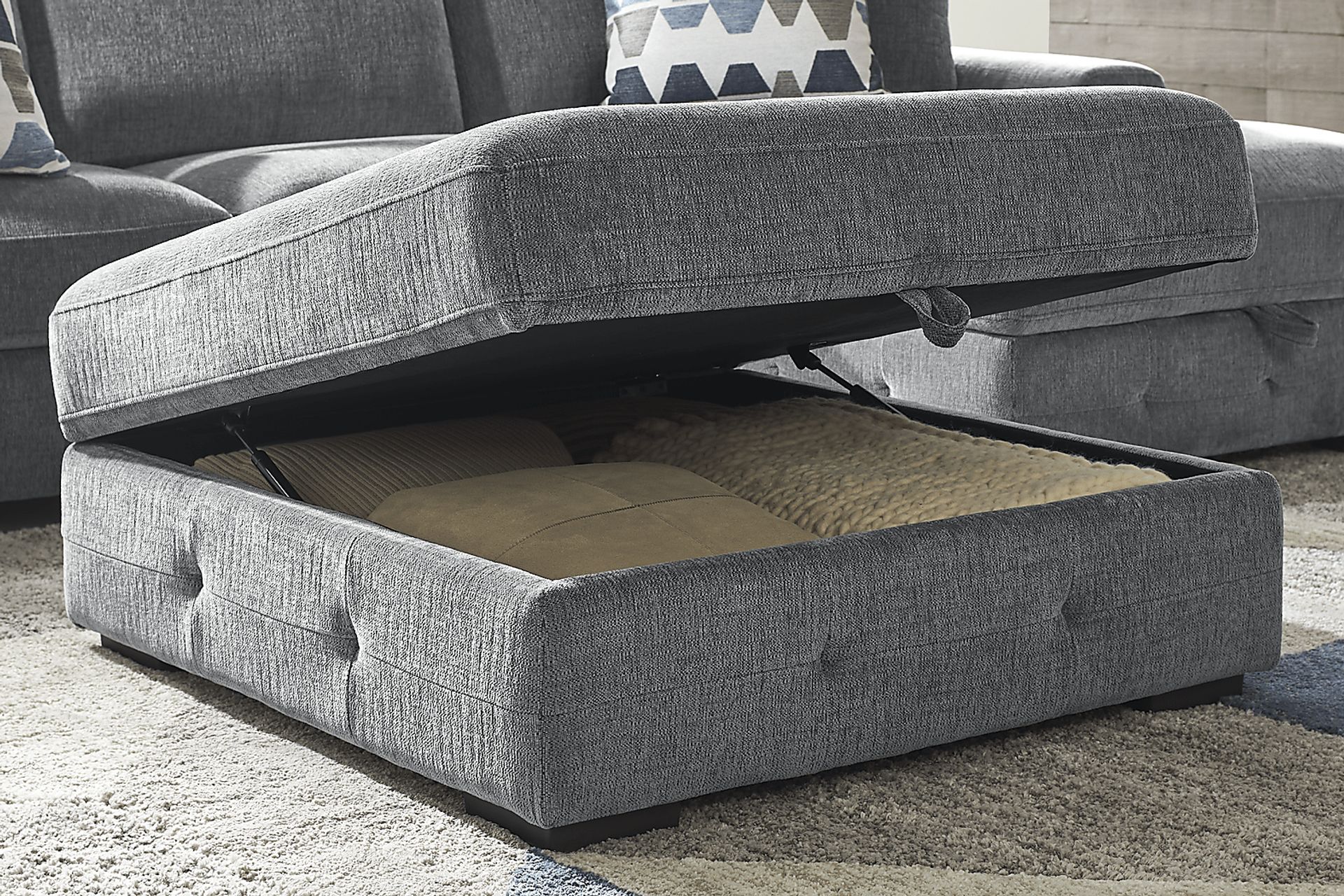 Marcola Ash 7 Pc Sectional Living Room - Image 4