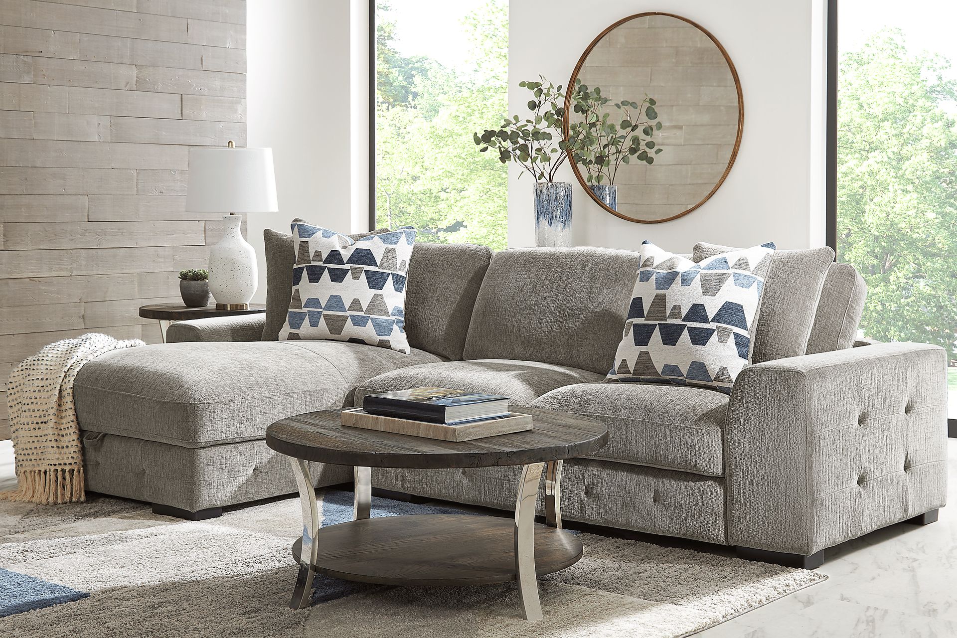 Marcola Mocha 2 Pc Sectional - Image 2