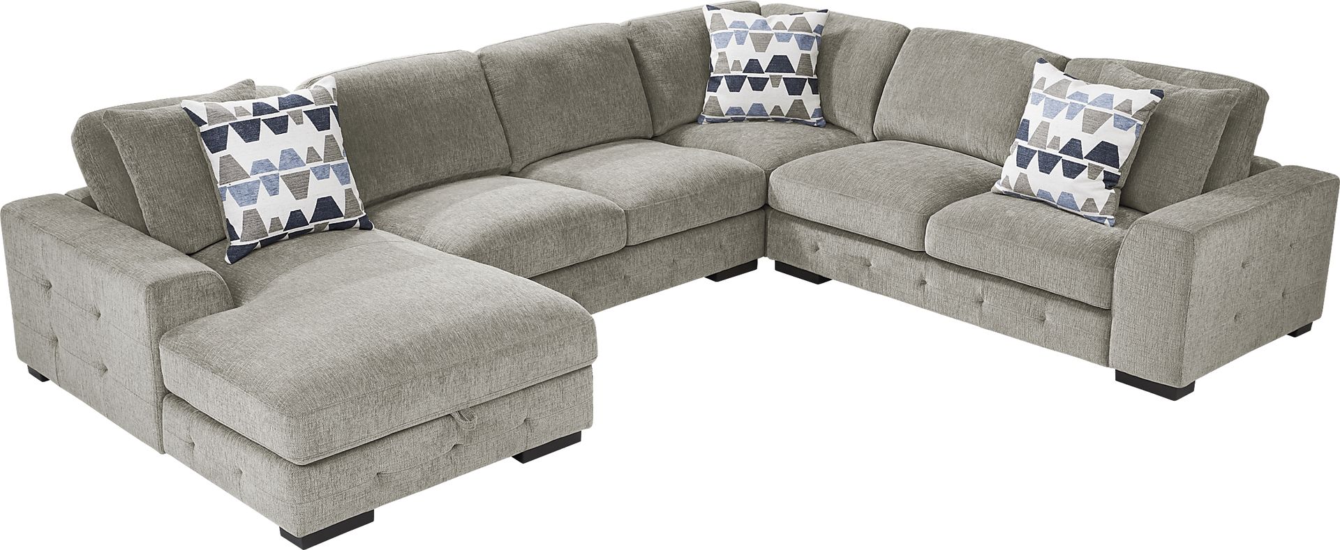 Marcola Mocha 4 Pc Sectional - Image 3