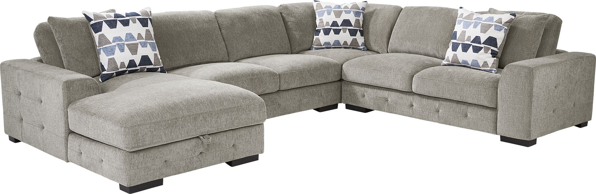 Marcola Mocha 4 Pc Sectional - Image 1