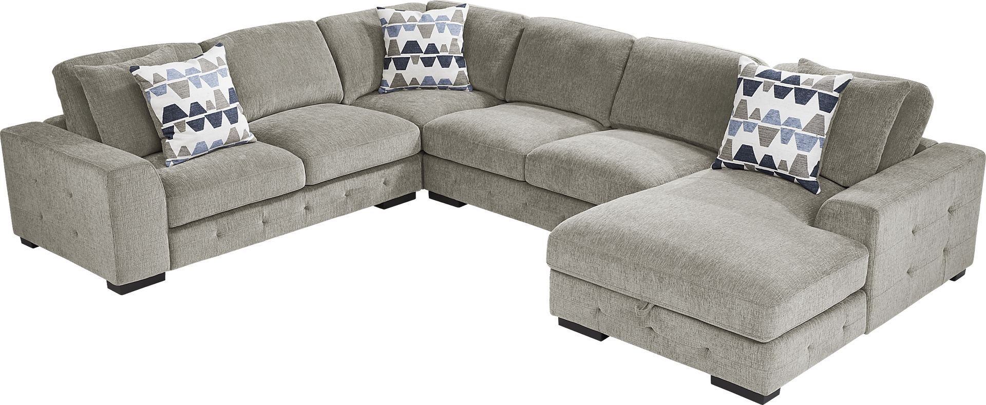 Marcola Mocha 4 Pc Sectional - Image 3