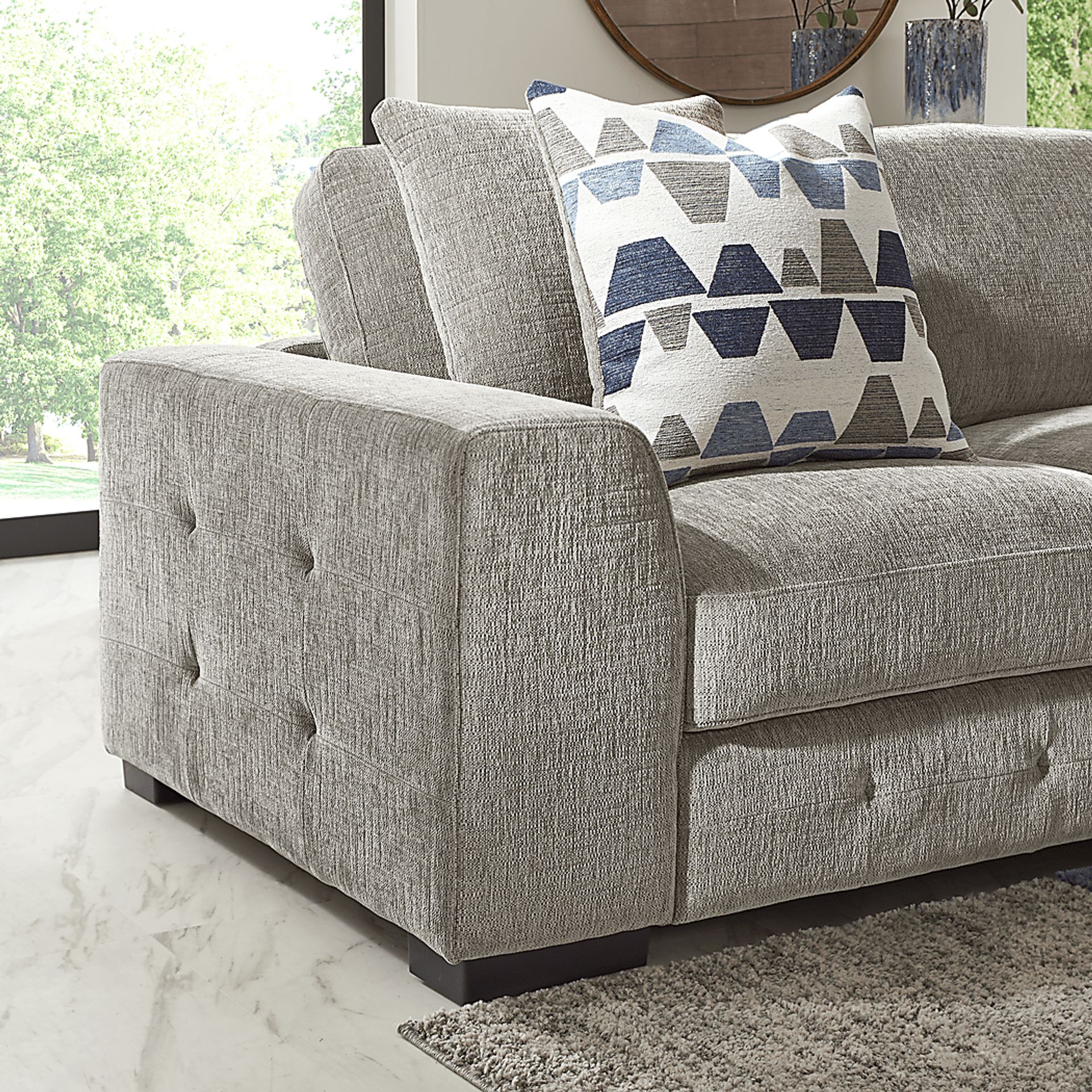 Marcola Mocha 4 Pc Sectional - Image 4