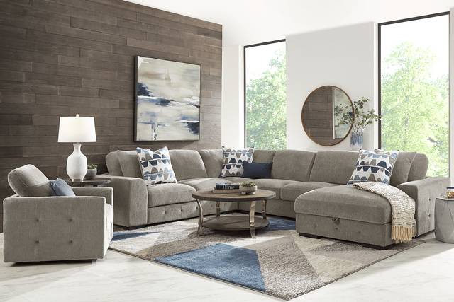 Marcola Mocha 4 Pc Sectional - Thumbnail - Image 2